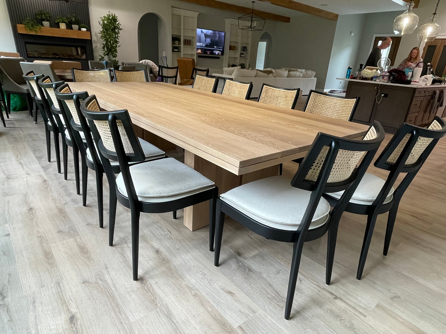 Tate White Oak Table - inspired by Studio McGee Antoni - White Oak Dining Table