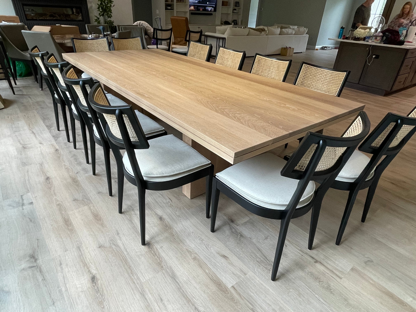 Tate White Oak Table - inspired by Studio McGee Antoni - White Oak Dining Table