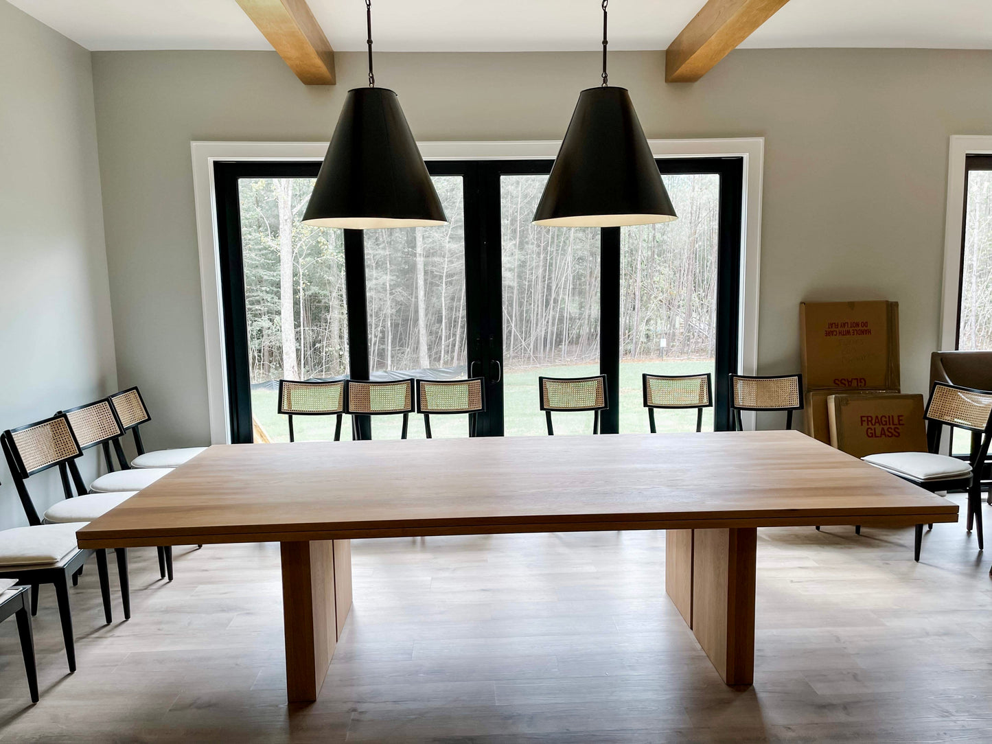 Tate White Oak Table - inspired by Studio McGee Antoni - White Oak Dining Table