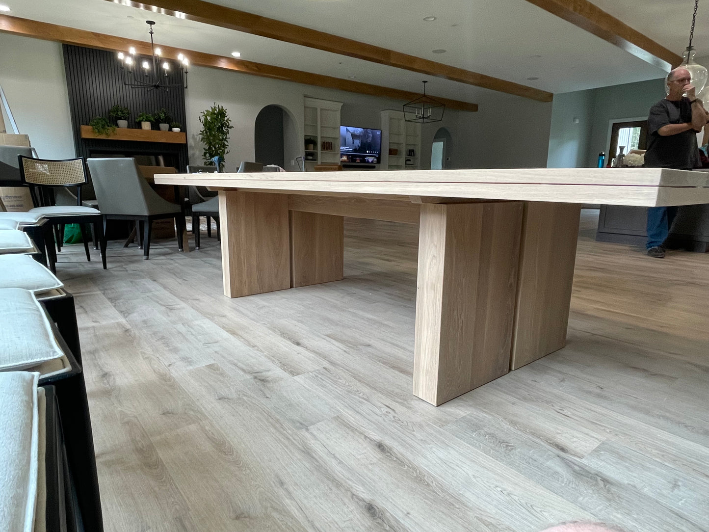 Tate White Oak Table - inspired by Studio McGee Antoni - White Oak Dining Table