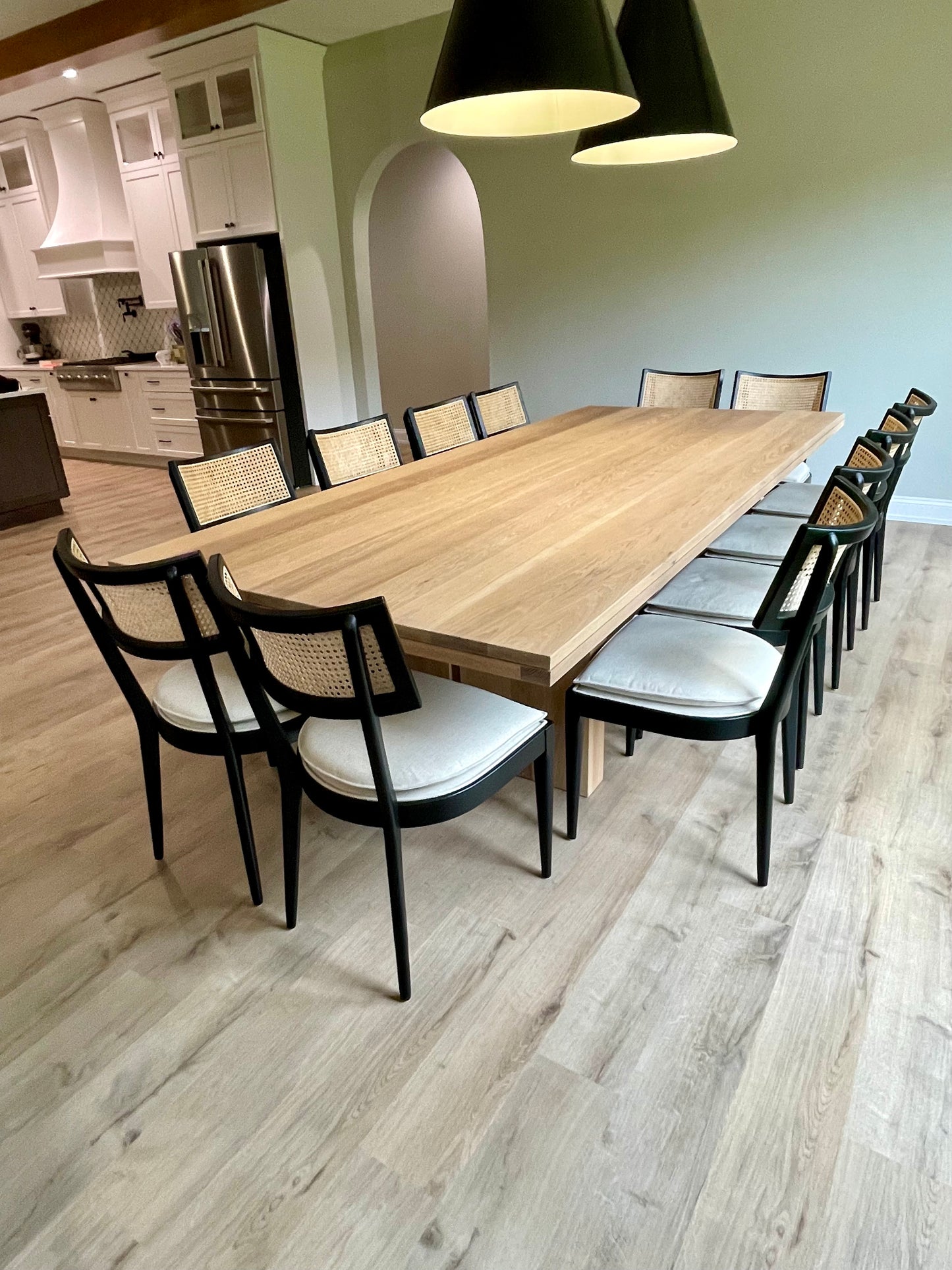 Tate White Oak Table - inspired by Studio McGee Antoni - White Oak Dining Table