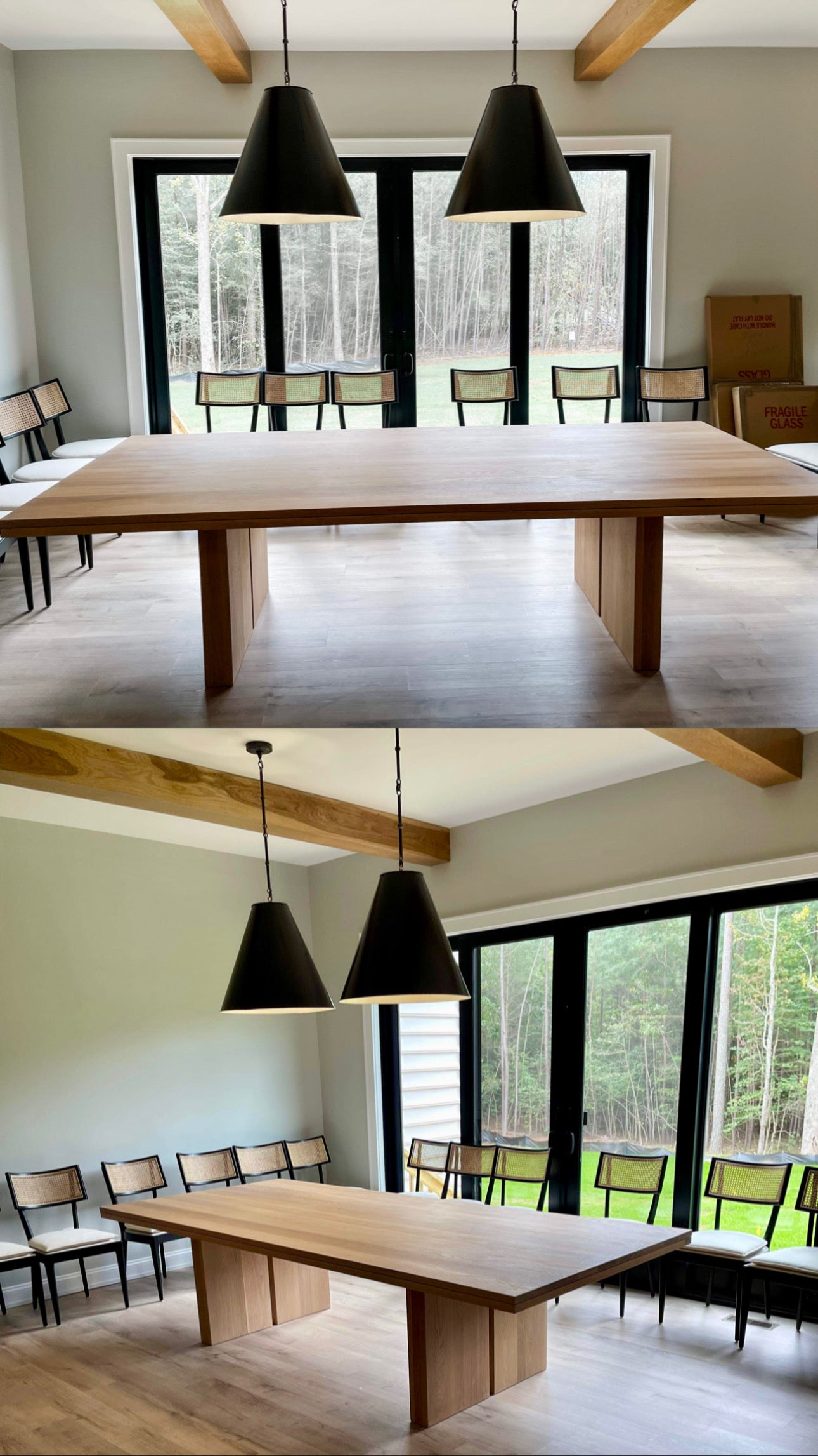 Tate White Oak Table - inspired by Studio McGee Antoni - White Oak Dining Table