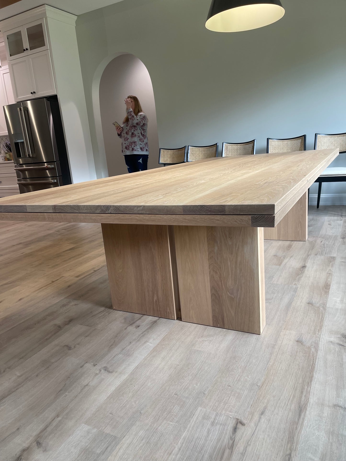 Tate White Oak Table - inspired by Studio McGee Antoni - White Oak Dining Table