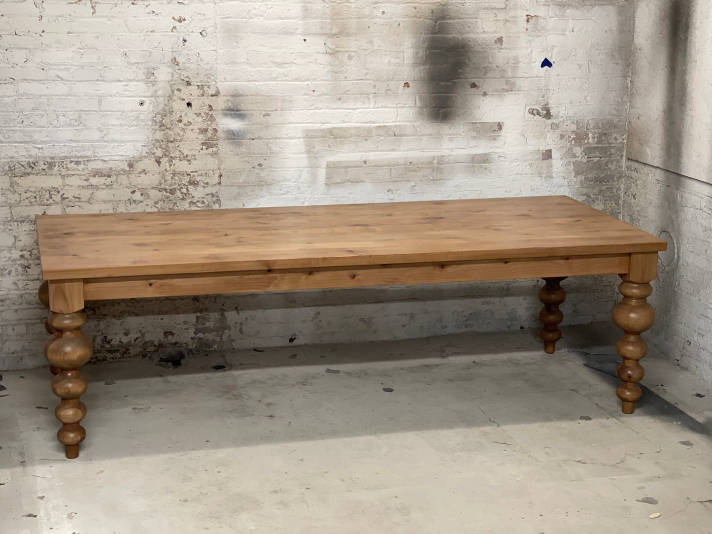 Alice Turned Leg Dining Table - Early American