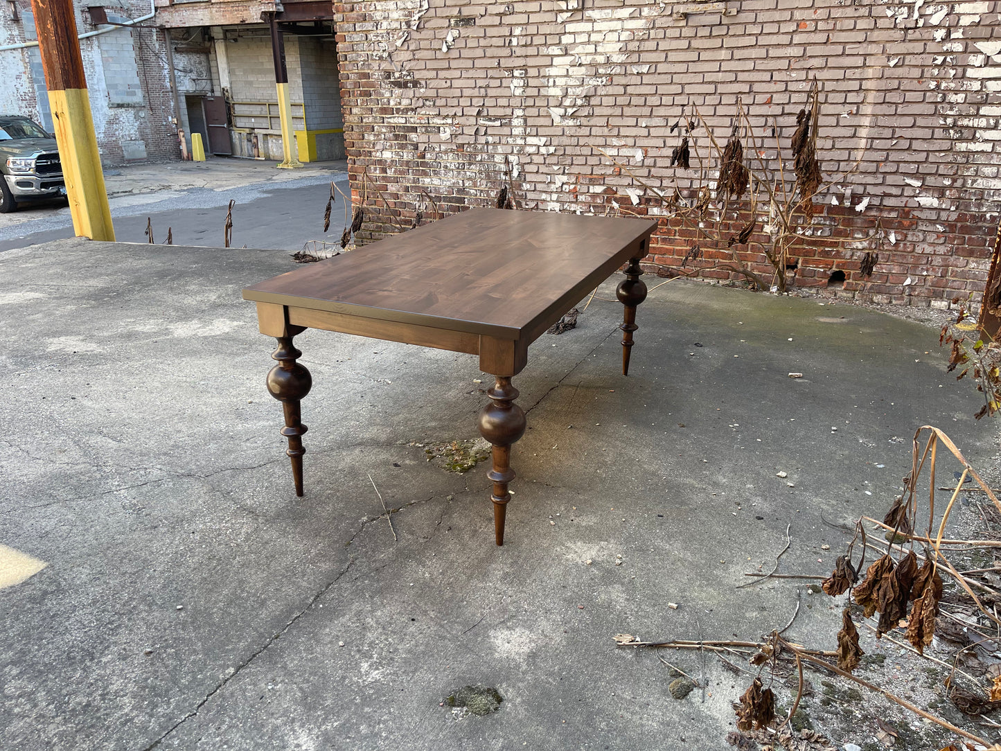 Zgallerie Daphne inspired Turned Leg Dining Table