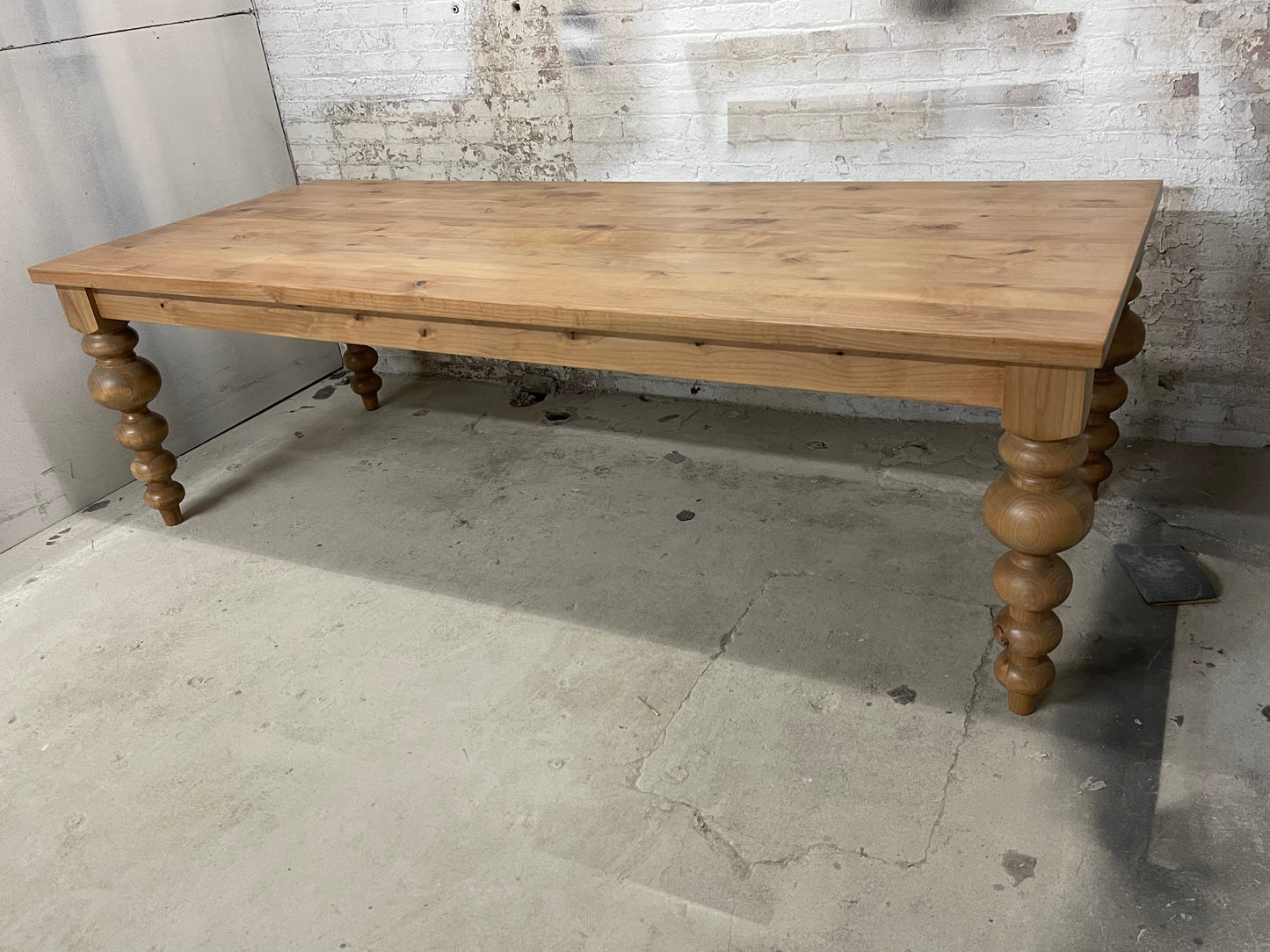 Alice Turned Leg Dining Table - Early American