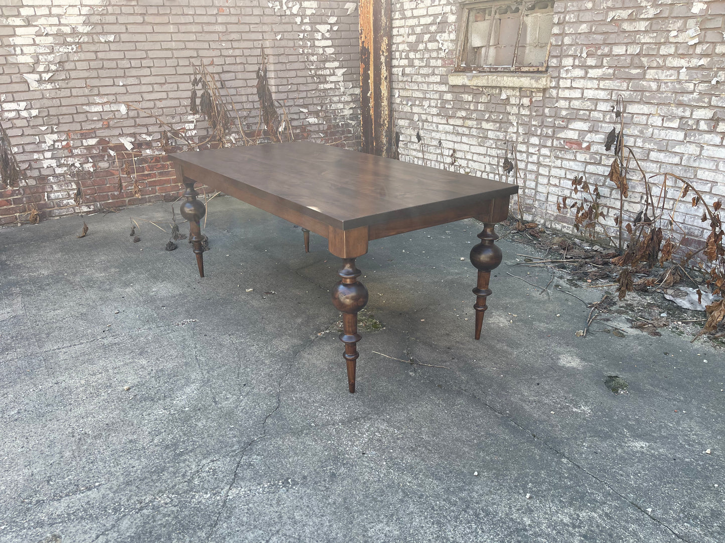 Zgallerie Daphne inspired Turned Leg Dining Table