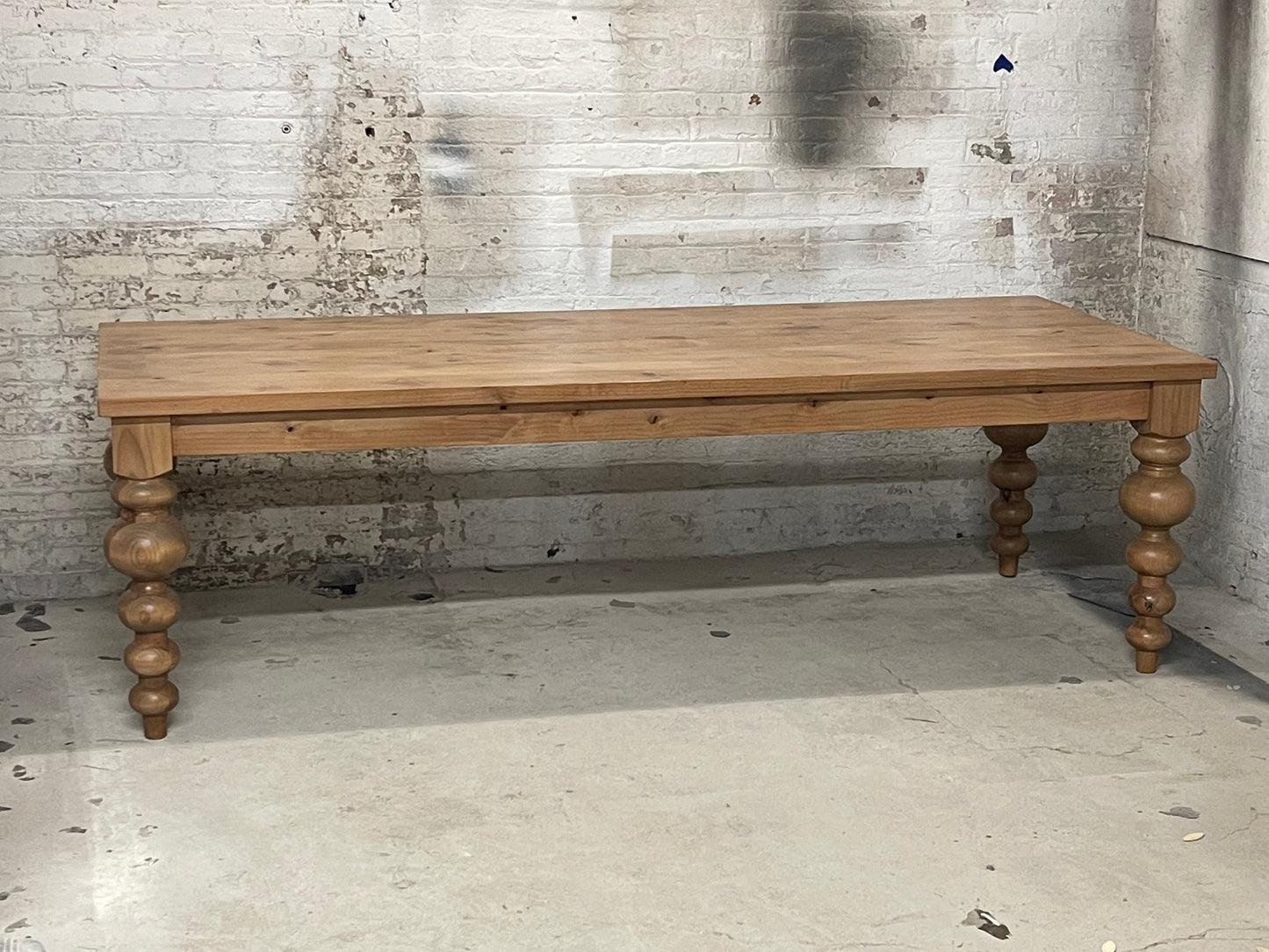 Alice Turned Leg Dining Table - Early American