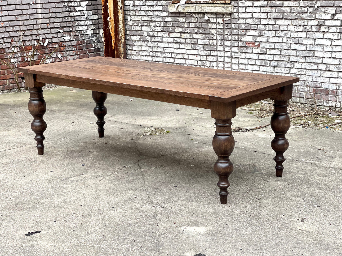 Arhaus Inspired Francis Dining Table - white oak!