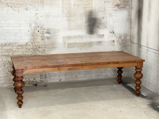 Alice Turned Leg Dining Table - Early American